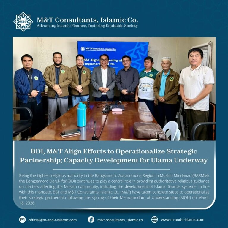 BDI, M&T Align Efforts to Operationalize Strategic Partnership; Capacity Development for Ulama Underway