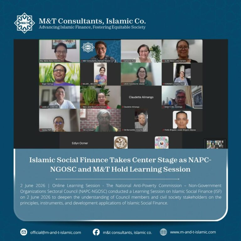 Islamic Social Finance Takes Center Stage as NAPC-NGOSC and M&T Hold Learning Session
