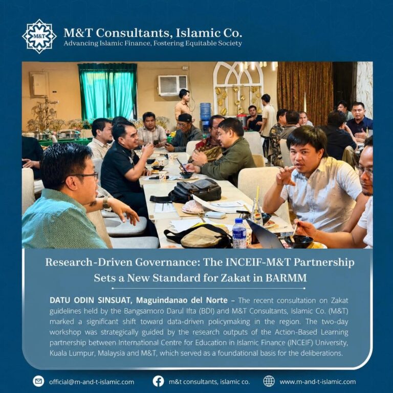 Research-Driven Governance: The INCEIF-M&T Partnership Sets a New Standard for Zakat in BARMM