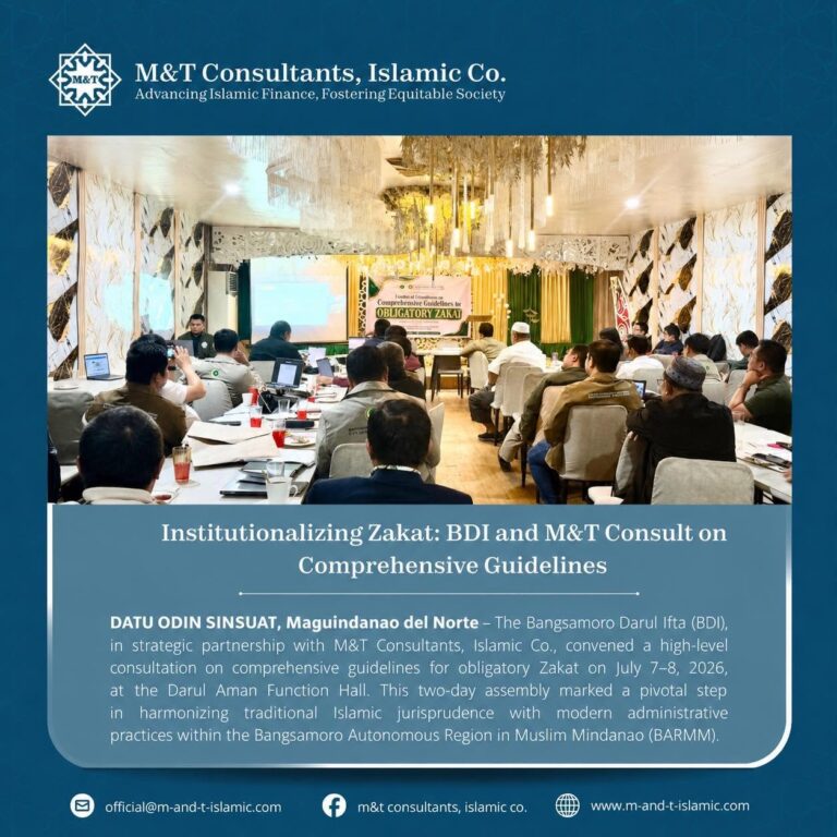 Institutionalizing Zakat: BDI and M&T Consult on Comprehensive Guidelines